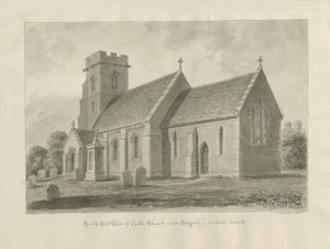 Kerk van Castle Church door John Buckler