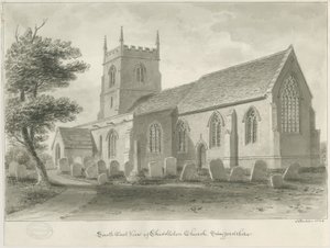 Cheddleton Church door John Buckler