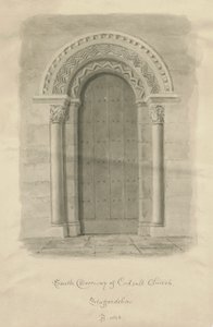Codsall Kerk - Zuidelijke Deur door John Buckler