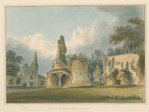 Dorset - Sherborne - Ruïnes van Kasteel door John Buckler