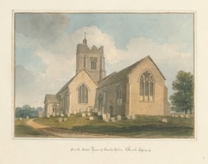 Essex - Earls Colne Church door John Buckler