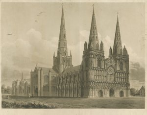 Lichfield Kathedraal - Noordwestelijke Aanblik