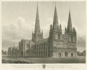 Lichfield Kathedraal - Noordwestelijke Aanblik