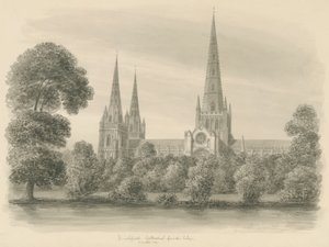 Lichfield Kathedraal - Zuidaanzicht