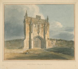 Lincolnshire - Stamford - White Friars door John Buckler
