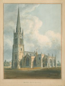 Oxfordshire - Bloxham Kerk door John Buckler