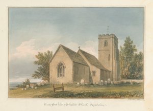 Oxfordshire - Shiplake Kerk door John Buckler