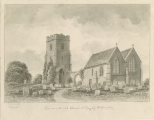 Rugeley Kerk (Oud) door John Buckler