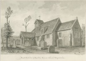 Rushton Spencer Kerk door John Buckler