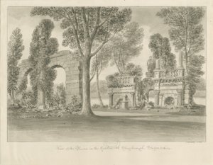 Shugborough - Ruïnes in de Tuin door John Buckler