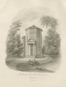 Shugborough - Tempel van de Winden door John Buckler
