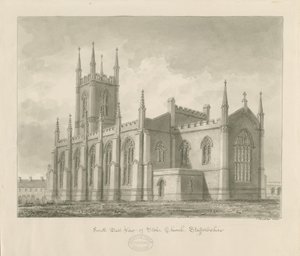 Stoke-upon-Trent Kerk [Nieuw] door John Buckler