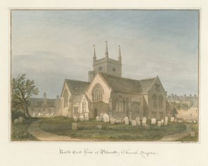 Sussex - Petworth Kerk, 1825 door John Buckler
