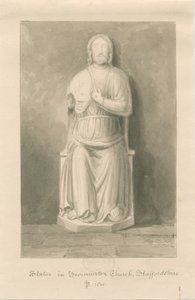 Swynnerton Kerk - Beeld van Jezus Christus door John Buckler