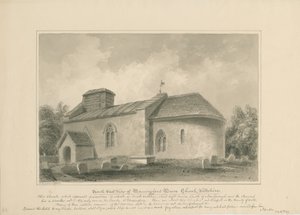 Wiltshire - Manningford Bruce Kerk, 1806 door John Buckler
