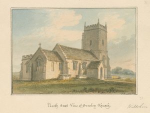 Wiltshire - Semley Kerk door John Buckler