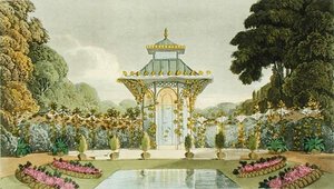 Een volière, uit Ackermann