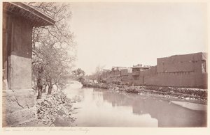 Een uitzicht op de Kabul-rivier