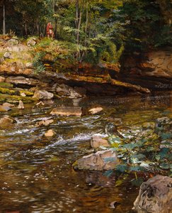 De Kelpie en de Hooglander door John Byam Liston Shaw