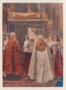 De zalving van koningin Alexandra