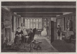 Schaakmat, Volgende Zet, van de tentoonstelling van de Royal Academy door John Callcott Horsley