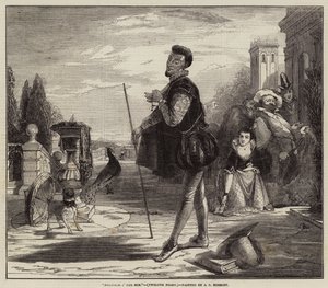 Malvolio in de zon, Driekoningenavond door John Callcott Horsley