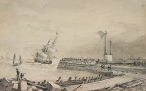 Ingang van de haven van Dover