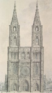 Westelijke Voorzijde van de Kathedraal van Straatsburg