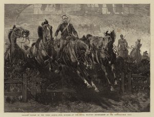 Cavalerievoorstelling door de Derde (King
