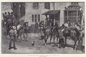 Het Koetseizoen, Paarden Wisselen bij een Herberg langs de Weg door John Charlton