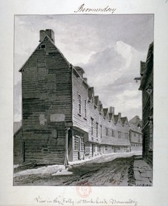 Dockhead Folly, Bermondsey, Londen door John Chessell Buckler