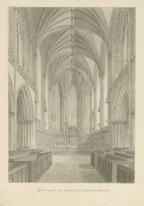 Interieur van Lichfield Kathedraal - Koor en Mariakapel