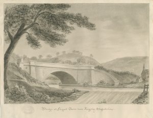 Kingsley - Brug bij Froghall door John Chessell Buckler