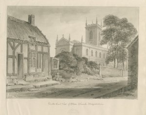 Stone Church: sepia tekening