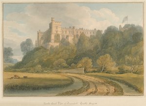 Sussex - Arundel Kasteel door John Chessell Buckler
