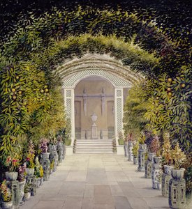 De Kas in Bromley Hill, Kent door John Chessell Buckler