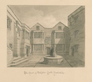 Yorkshire - Skipton Kasteel door John Chessell Buckler