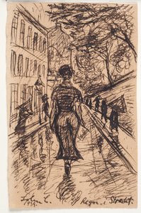 Regen in de straat door John Christensen