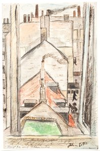 Uitzicht vanuit mijn keukenraam door John Christensen