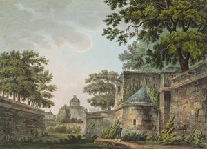 Interieur van de Fossen van de Bastille, 1809 door John Claude Nattes