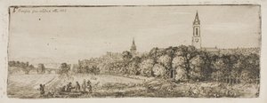 Dumfries vanaf de Dok door John Clerk of Eldin