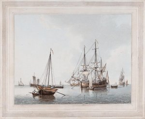 John Cleveley de Jonge - Scheepvaart in rust - 10704