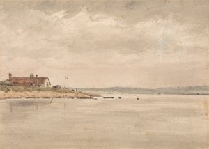 Uitzicht op de Orwell door John Constable