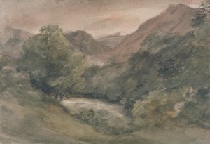 Borrowdale, Avond na een Mooie Dag, 1 oktober door John Constable