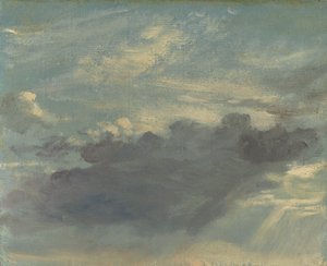 Wolkstudie, ca. 1821-22 door John Constable