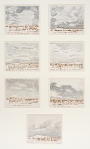 Wolkstudies (naar Alexander Cozens