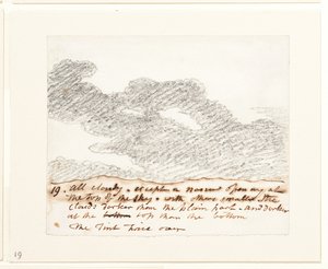 Wolkstudie (naar Alexander Cozens