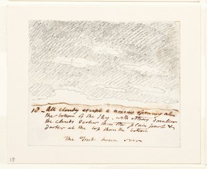 Wolkstudie (naar Alexander Cozens