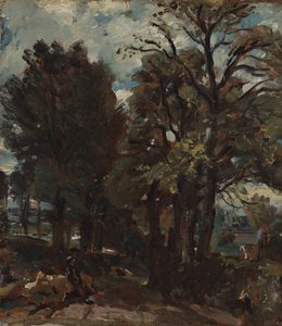 Fen Lane, East Bergholt door John Constable