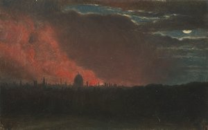 Brand in Londen, Gezien vanaf Hampstead door John Constable